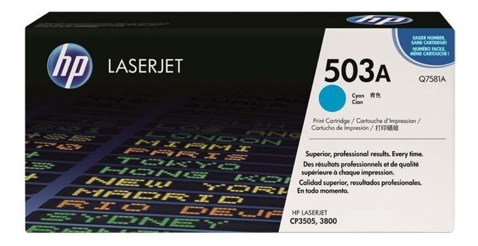 Toner Hp 503A Cian Q7581A Original