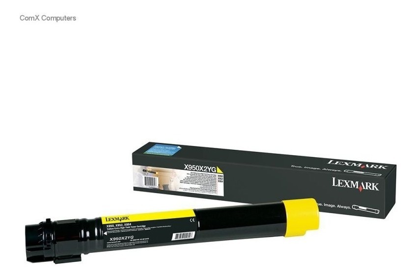 Toner Lexmark X950X2YG Amarillo Original