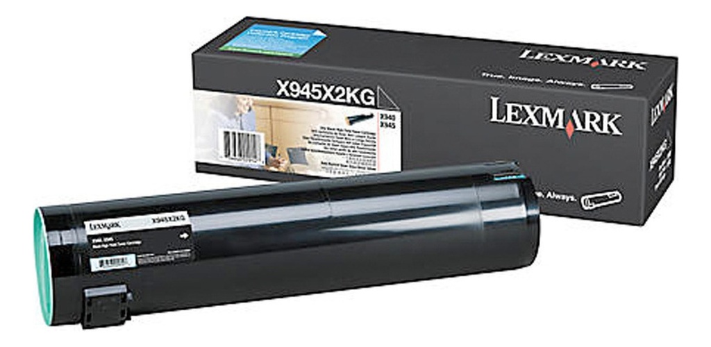 Toner Lexmark X940 X945 940 945 Negro X945X2KG Original
