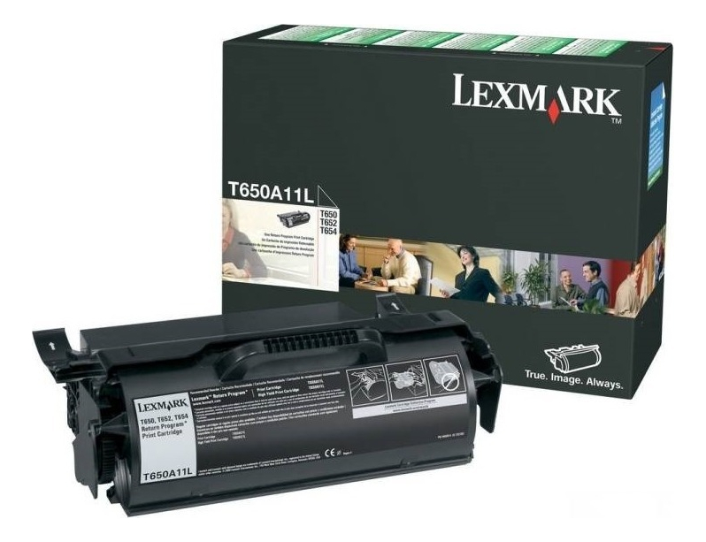 Toner Lexmark T650A11L Negro Original