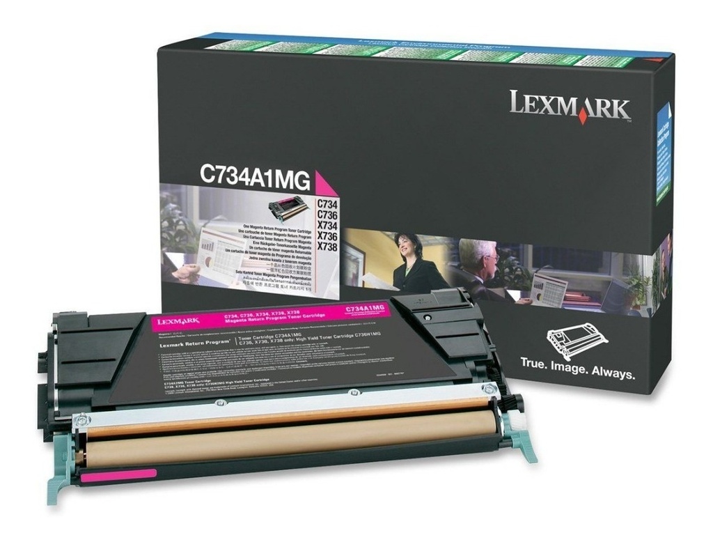 Toner Lexmark C734A1MG Magenta Original