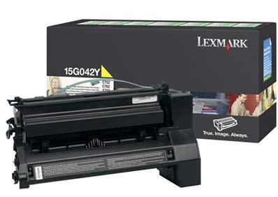 Toner Lexmark 15G042Y Amarillo Original