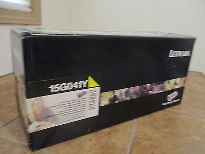 Toner Lexmark 15G041Y Amarillo Original