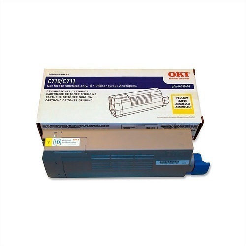 Toner Oki C710 C711 44318601 Amarillo Original