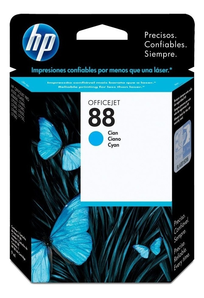 Cartucho Hp 88 Cian C9386AL