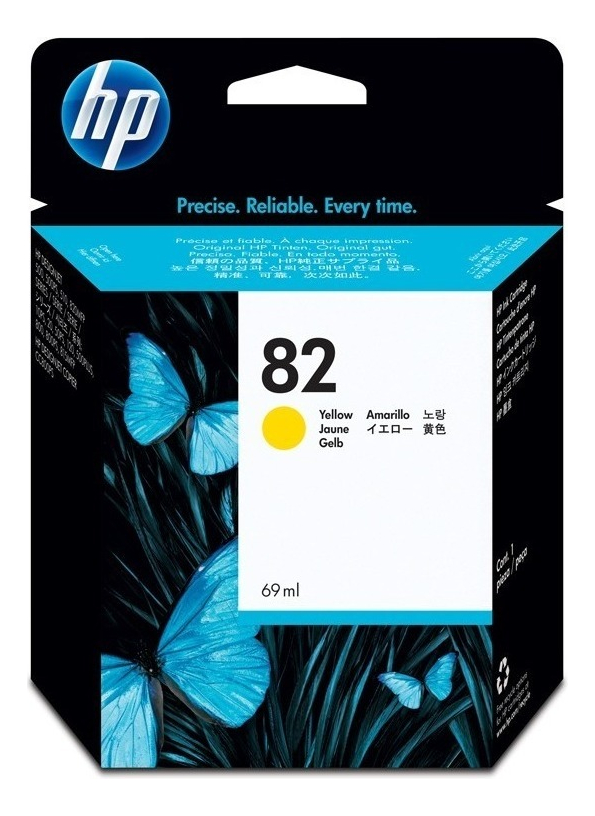 Cartucho Hp 82 Amarillo C4913A