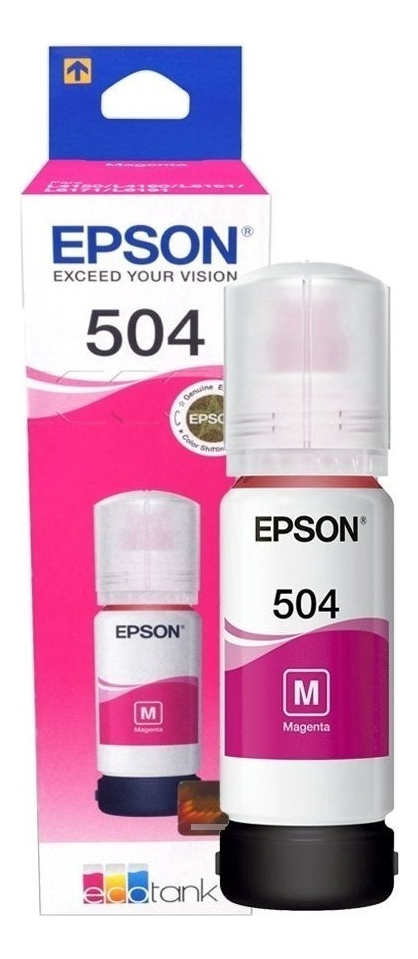 Tinta Epson 504 Magenta T504 Original