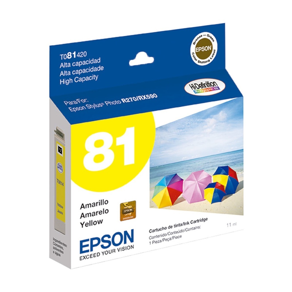Cartucho Epson 81N Amarillo Original