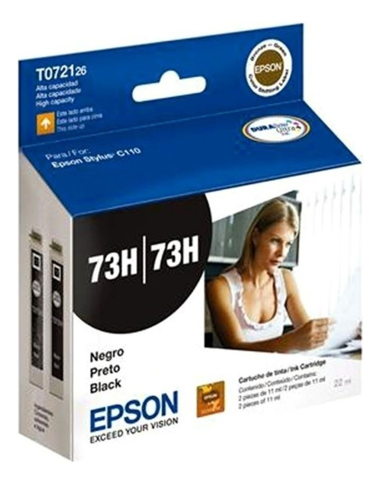 Cartucho Epson 73HN Negro Original T072126