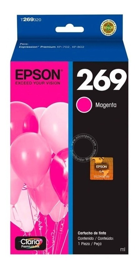 Cartucho Epson 269 Magenta Original