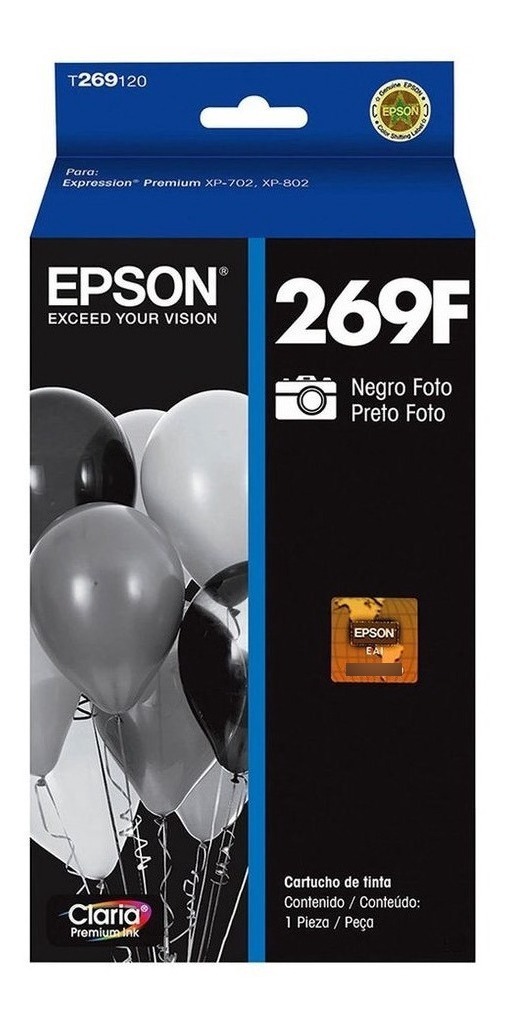 Cartucho Epson 269F Negro Foto Original