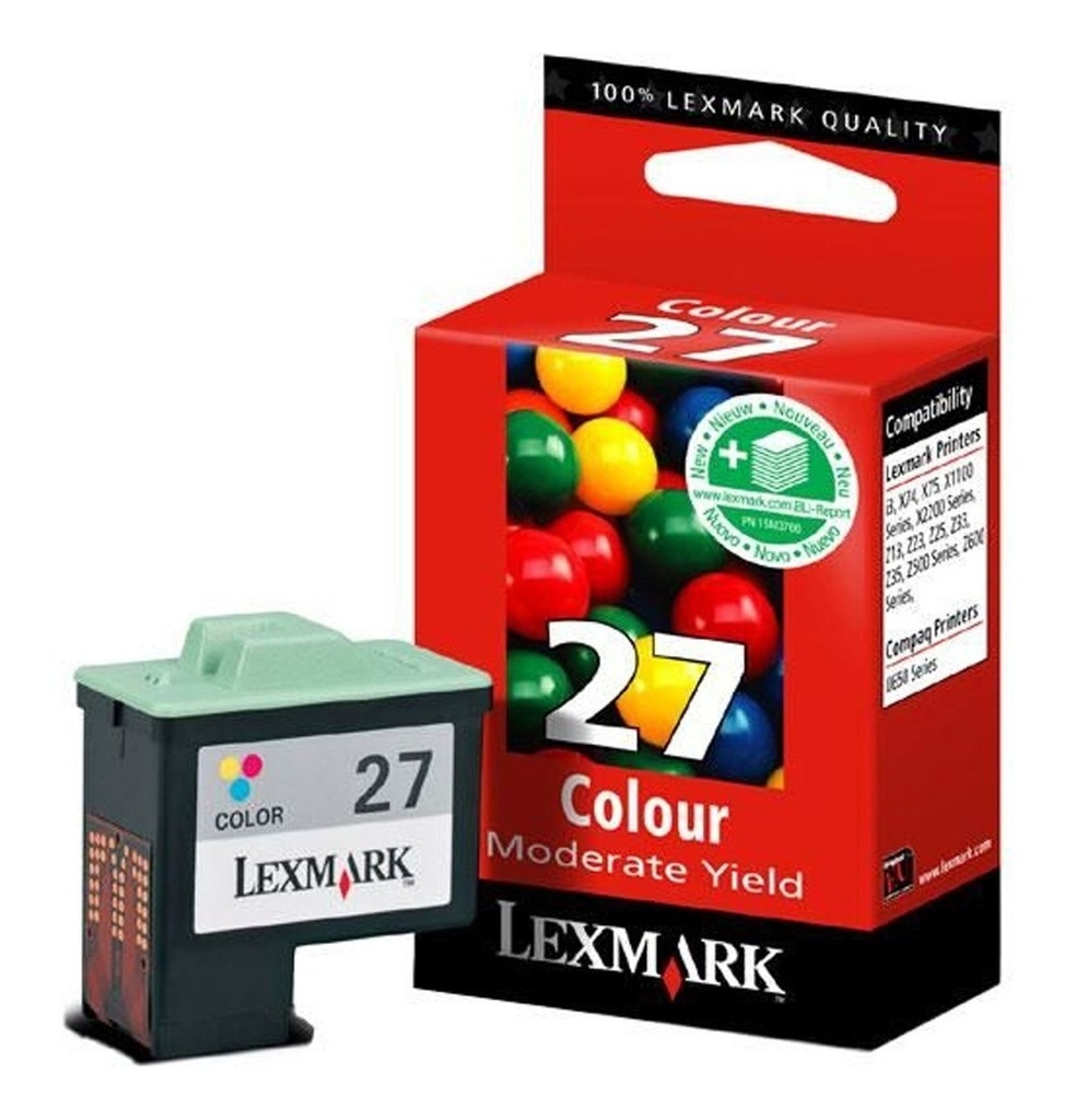 Cartucho Lexmark 27 Color Original