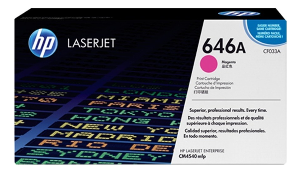 Toner Hp 646A Magenta CF033A Original