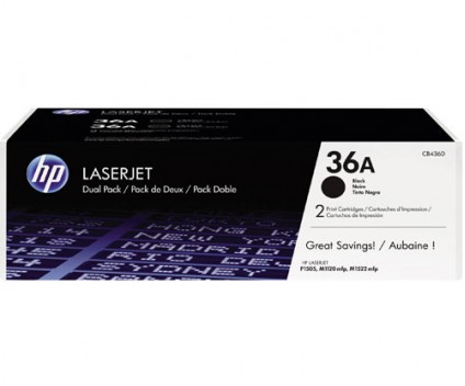 Toner Hp 36AD Dual Caja Anterior Original