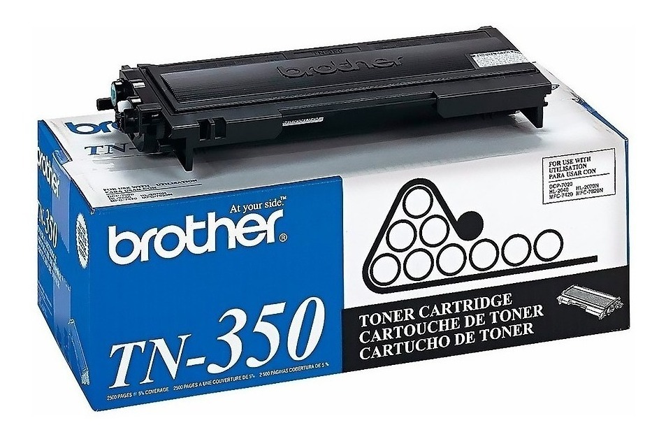 Toner Brother TN-350 Negro Original HL-2040, HL-2070N, DCP-7010