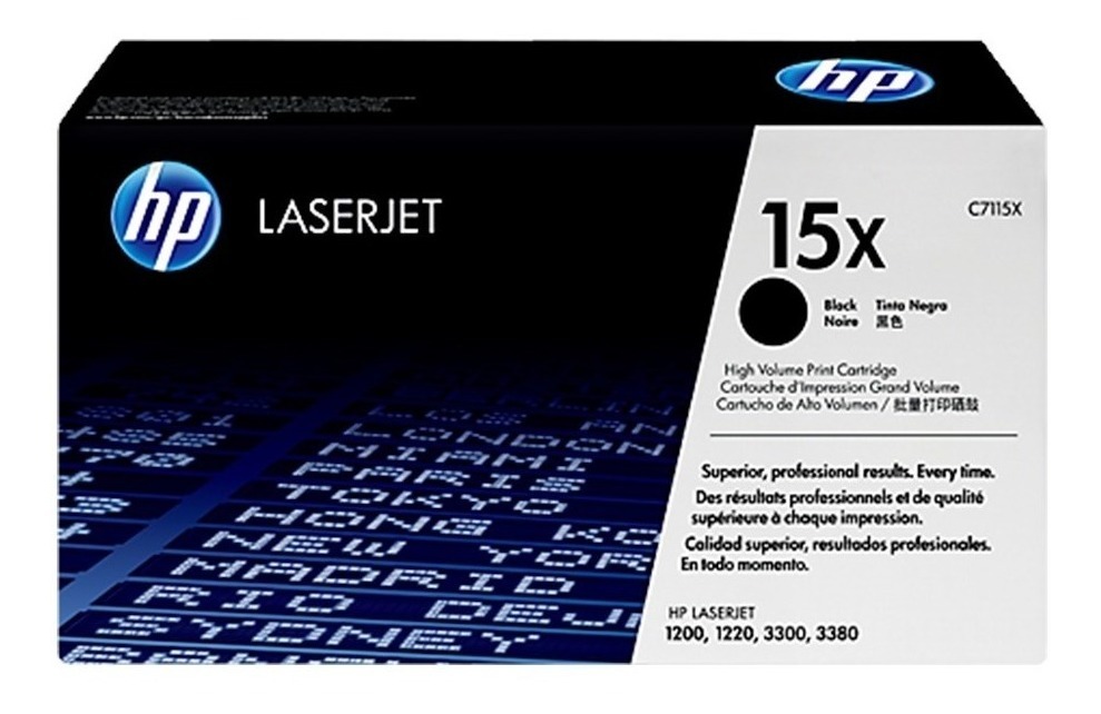 Toner Hp 15X Negro C7115X Original