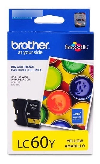 Cartucho Brother LC60 Amarillo LC60A Original