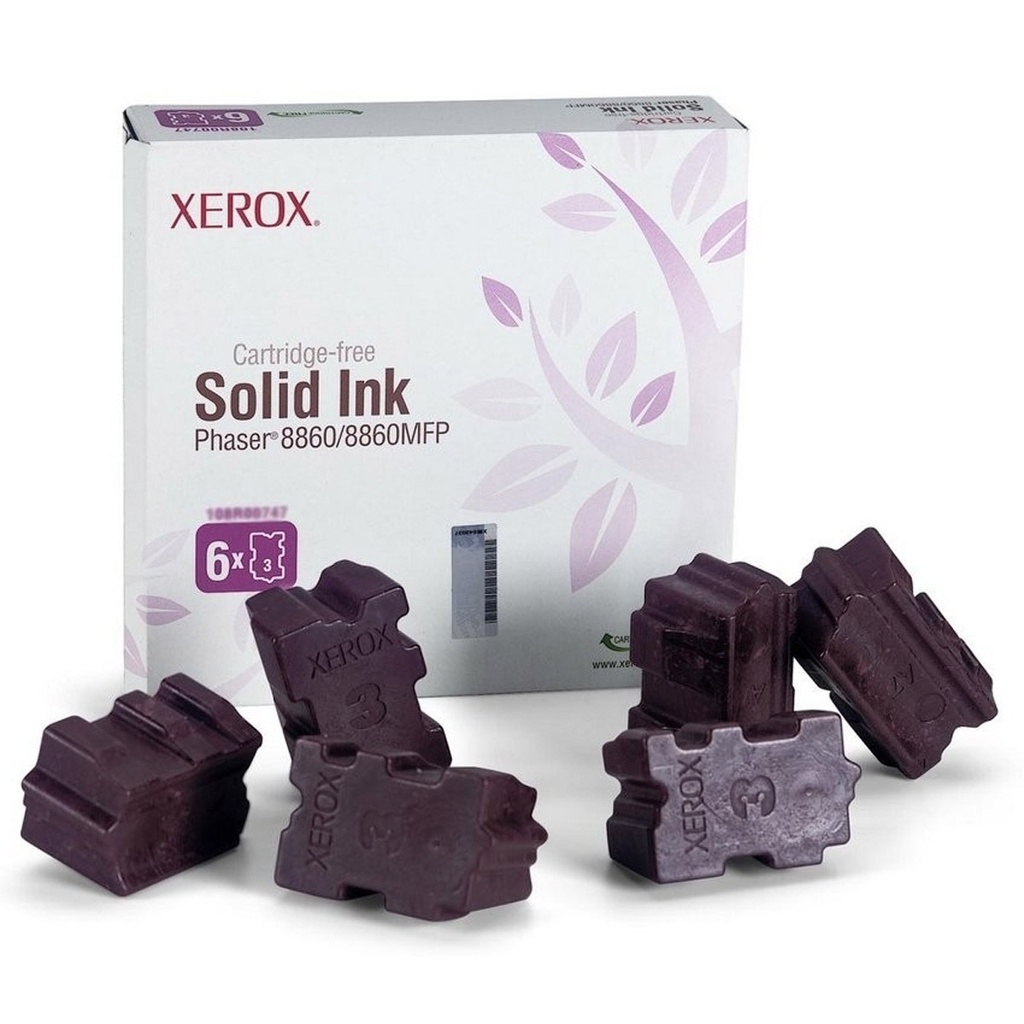 Tinta Solida Xerox 108R00818 Magenta 6 Sticks P8860 Original