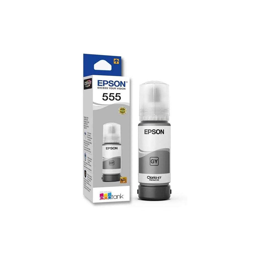 Tinta Epson 555 Gris T555520 Original