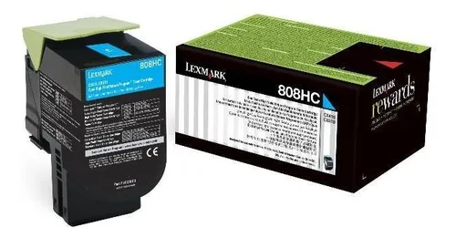 Toner Lexmark 808HC 80C8HC0 Cyan Original