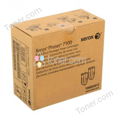 Toner Xerox 106R02612 Dual Pack Negro Phaser 7100 Original