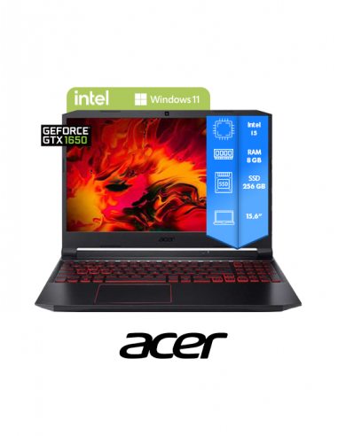 Notebook Acer Nitro INTEL i5 i5 11va 8gb Ssd 256gb Gtx 1650