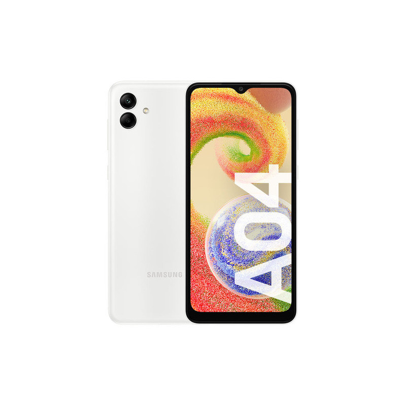 Celular Samsung Galaxy 04 64GB Almacenamiento 4GB Ram Blanco SM-A045MZWEARO