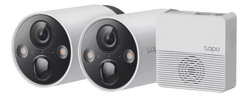 Tapo C420S2 TP-LINK Sistema 2 Cámaras de Vigilancia Inteligente Wi-Fi con Batería 