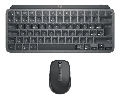 Combo Logitech Teclado MX KEYS Mini y MX Anywhere 3S Negro