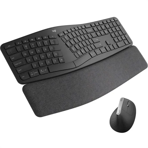 Teclado Logitech Ergonómico K860 + Mouse MX Vertical
