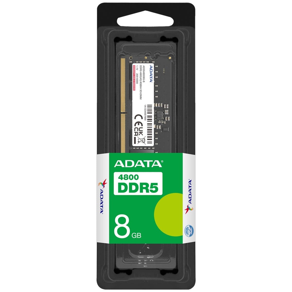 Memoria RAM Adata 8gb SODIMM DDR5 4800MHz