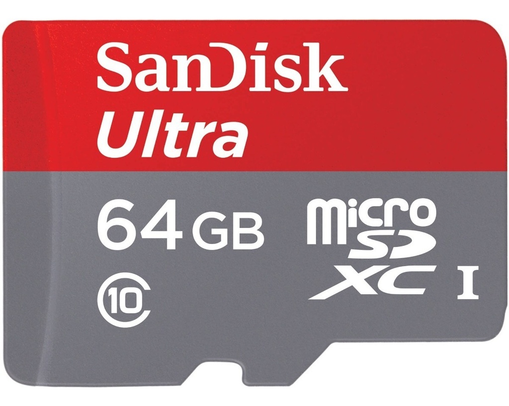 Tarjeta de memoria SanDisk 64GB Ultra Micro SDHC Clase 10 Adaptador