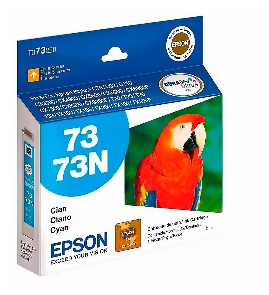 Cartucho Epson 73N Cian Original T073220