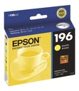 Cartucho Epson 196 Amarillo T196 Original