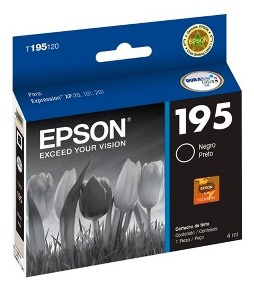 Cartucho Epson 195 Negro T195 Original