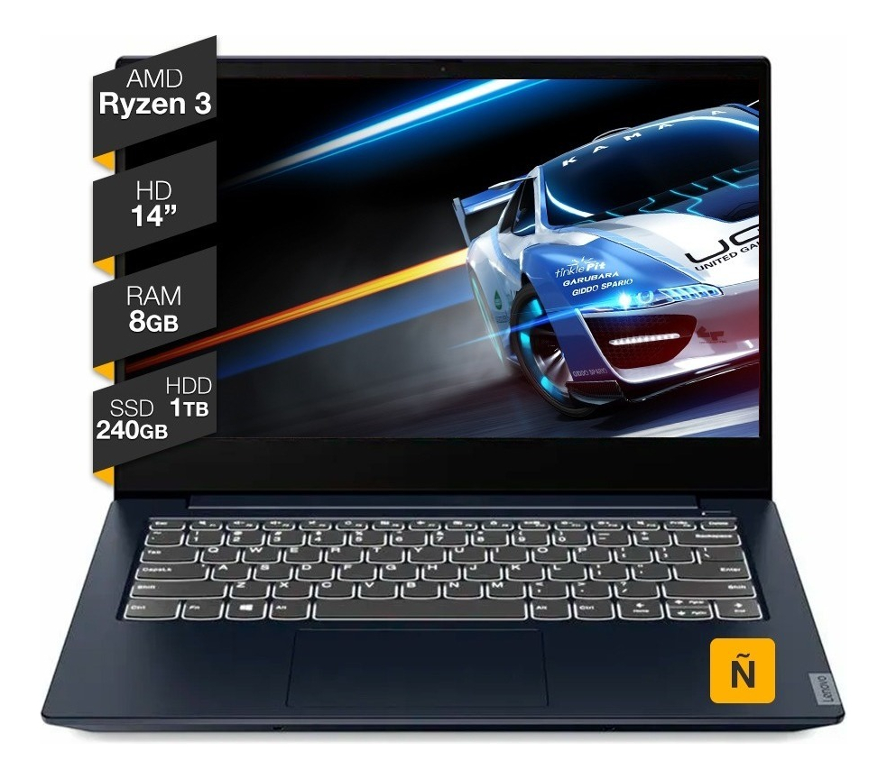 Notebook Lenovo S340 Ryzen 3 4gb 1tb HD 14"