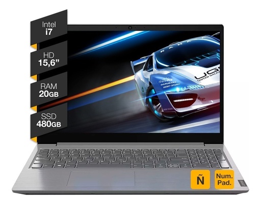 [194632820904] NOTEBOOK LENOVO V15-IIL CORE I7-1065G7 4GB 1TB 15.6” FREEDOS (82C50038AR)
