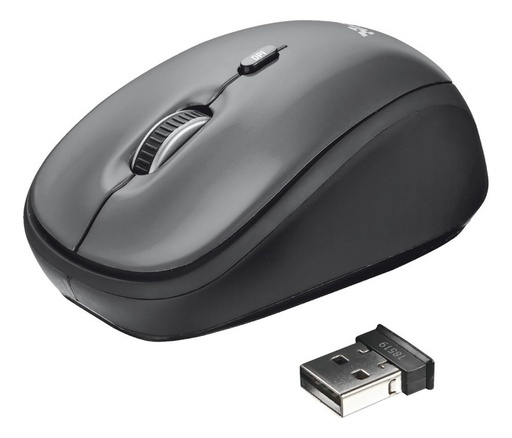 [8713439185195] Mouse Trust Yvi Negro Inalámbrico