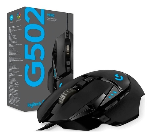 [097855144430] Mouse Logitech G502 Gaming Hero 910-005550