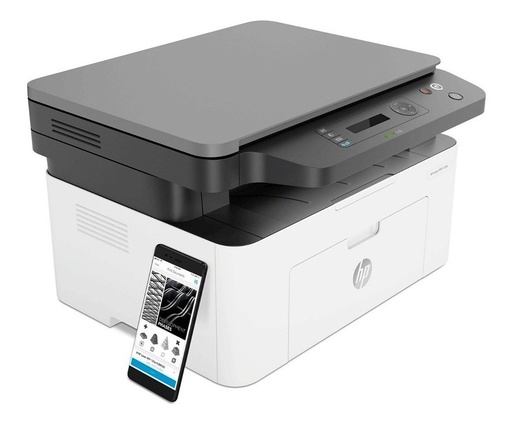 [193015506640] Impresora Multifunción Hp Laserjet Pro 135w Con Wifi Blanca Y Negra HP M135W