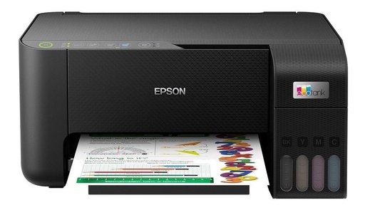 [010343958128] Impresora a color multifunción Epson EcoTank L3250 con wifi negra 100V/240V