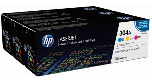 [887111403032] Toner Hp 304A Tricolor CC531/2/3