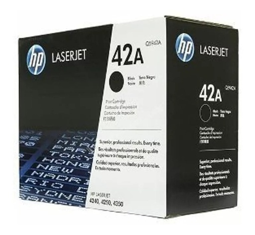 [829160221755] Toner Hp 42A Original Q5942A