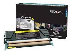 [734646346771] Toner Lexmark X746 X748 Amarillo X748h1yg Original