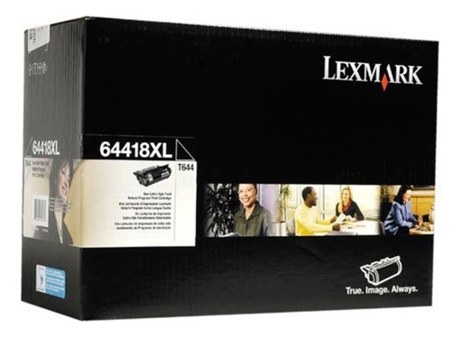 [734646399616] Toner Lexmark T644 Negro 64418XL Original
