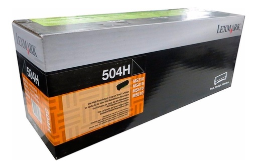 [734646433303] Toner Lexmark 504x Negro 50f4x00 Original