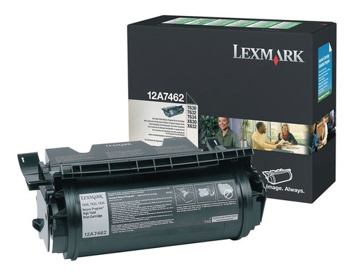 [734646118132] Toner Lexmark 12A7462 Negro Original