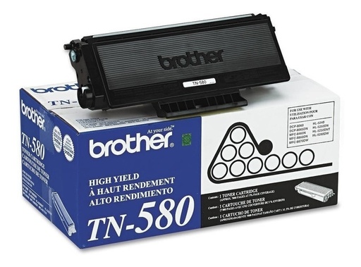 [012502614487] Toner Brother TN-580 Negro Original DCP-8060 / DCP-8065DN / HL-5240 / HL-5250DN