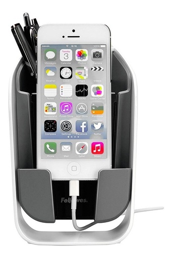 [043859677382] Soporte Para Celular Fellowes I-spire Organizador