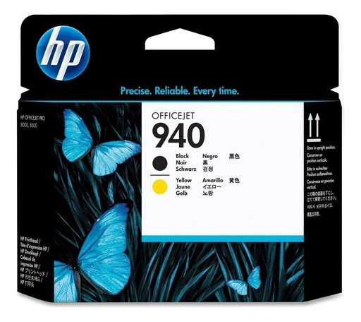 [884420567530] Cabezal Hp 940 Negro/Amarillo C4900A